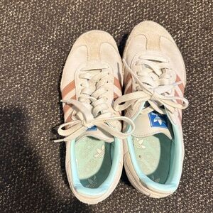 Adidas samba og womens size 7 beige